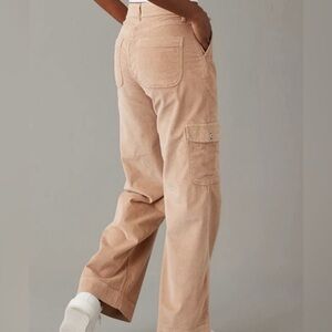 American Eagle Super High Rise Baggy Wide Leg Corduroy Pants | XS/00